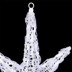 Alpine 3D Hanging Star Christmas Decor With LED Lights -Northlight Shop alpine christmas novelty lights lom207wt 4f 1000