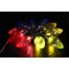 Multi-Colored Decorative String With 10 LED Bulbs And Timer