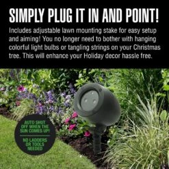 Startastic Action Outdoor Laser Projector -Northlight Shop as seen on tv christmas light projectors 1828 44 1000