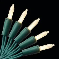 49.66 Ft. 150-Light LED Warm White Christmas String Light, Indoor/Outdoor Mini Lights With Continuous-On Technology