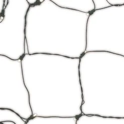 4.33 Ft. 60-Light Crystal White Amazing Morphing Net Micro Mini LED Light Show With Green Wire