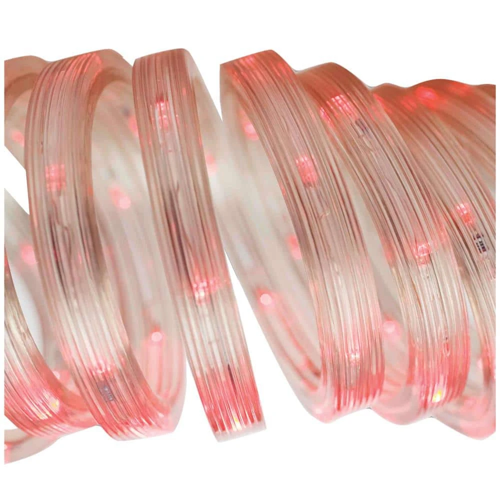 12 Ft. 50-Light Red Christmas LED Flat Rope Specialty Lights 1 12 Ft. 50-Light Red Christmas LED Flat Rope Specialty Lights