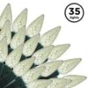 12.25 Ft. 35-Count LED C6 Warm White Christmas Lights
