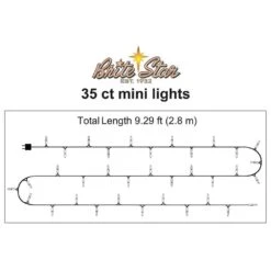 35-Light Straight Line Light Set, Clear, White Wire (Set Of 3) 7 35-Light Straight Line Light Set, Clear, White Wire (Set Of 3) -Northlight Shop brite star christmas string lights 96 561 30 44 1000