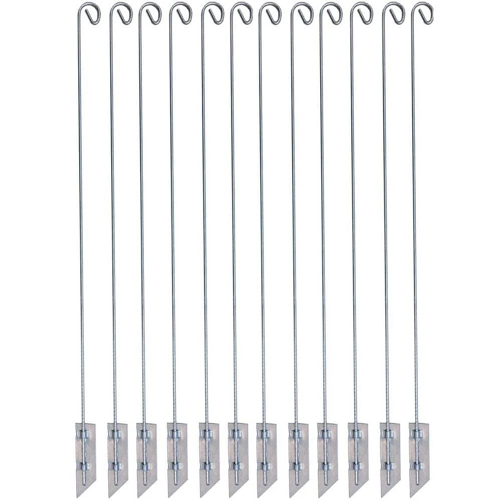 12 Pcs Pack For 37 In. Quick Light Post In Galvanized Color 1 12 Pcs Pack For 37 In. Quick Light Post In Galvanized Color