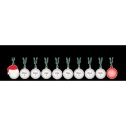 10-Light Santa Hat Golf Balls Light Set
