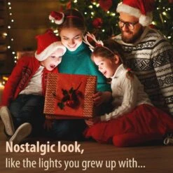 7-Light Red And Green Base Multi-Bubble Lights -Northlight Shop christmas novelty lights 37 522 00 4f 1000