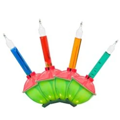 7-Light Red And Green Base Multi-Bubble Lights