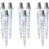 4.6 In. 15-Light Ice Shaped LED Crystal White-Light Show