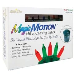 150-Lights 8 Function Chasing Lights, Red/Green, Green Wire -Northlight Shop christmas string lights 37 808 00 4f 1000