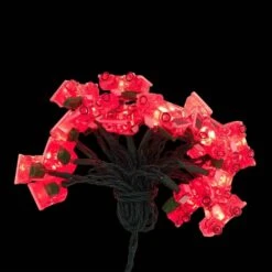 Brilliant Red Truck 20-Count Battery OP White LED Christmas String Lights On/Off/Twinkle/Timer