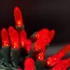 Red M8 LED Lights With 4 In. Spacing (Set Of 50)