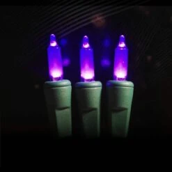 Purple T5 LED Lights With 4 In. Spacing (Set Of 50)