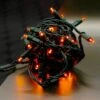 Orange 5 Mm LED Mini Lights With 4 In. Spacing (Set Of 50)