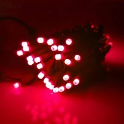 4 In. 50-Light Count 5 Mm Green Spacing Dynamic RGB - Cord/RGB -Northlight Shop christmas string lights 79010 1f 1000