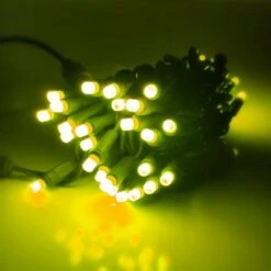 4 In. 50-Light Count 5 Mm Green Spacing Dynamic RGB - Cord/RGB -Northlight Shop christmas string lights 79010 44 1000