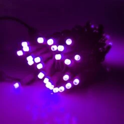 4 In. 50-Light Count 5 Mm Green Spacing Dynamic RGB - Cord/RGB -Northlight Shop christmas string lights 79010 4f 1000