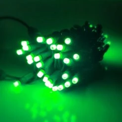 4 In. 50-Light Count 5 Mm Green Spacing Dynamic RGB - Cord/RGB -Northlight Shop christmas string lights 79010 c3 1000