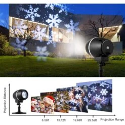 13.5 In. Rotating Black Christmas Projector Light With Remote Control -Northlight Shop costway christmas light projectors bxd4 a74 a8u1 4f 1000