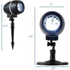 13.5 In. Rotating Black Christmas Projector Light With Remote Control -Northlight Shop costway christmas light projectors bxd4 a74 a8u1 76 1000