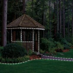 16 Ft. Cool White All Occasion Indoor Outdoor LED Rope Light 360-Degree Directional Shine Decoration -Northlight Shop deerport decor christmas rope lights ml12 mrl16 cw 4f 1000