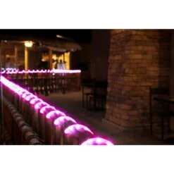 16 Ft. 108-Light LED Pink All Occasion Indoor Outdoor LED Rope Light 360Directional Shine Decoration -Northlight Shop deerport decor christmas rope lights ml12 mrl16 pn 1f 1000