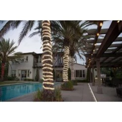 16 Ft. Soft White All Occasion Indoor Outdoor LED Rope Light 360Directional Shine Decoration -Northlight Shop deerport decor christmas rope lights ml12 mrl16 sw 1f 1000