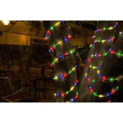 80-Light 16 Ft. LED Multi-Color Mini Rope Light TRUE-Tech 360-Degree Directional Shine -Northlight Shop deerport decor christmas rope lights mrl16 ml 1f 1000