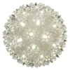 Stay Bright LED 5.5 In. 50-Light Warm White Decorative Super Sphere (4-Piece)