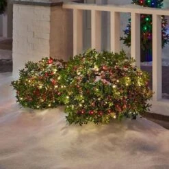 Home Accents Holiday 150 Count Red/Warm White Ribbon Concave LED Net Lights -Northlight Shop home accents holiday christmas net lights 24rt5142415rww e1 1000