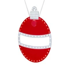 Home Accents Holiday 10 In. 242 Count Christmas Hi-Vibrant Red, Green And Blue With White Color LED Ornament (3-Pack) -Northlight Shop home accents holiday christmas novelty lights 25le11062 40 1000