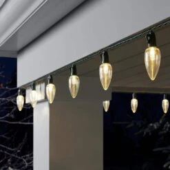 Home Accents Holiday 100 Count Warm White Transparent C9 LED Lights Heavy Duty -Northlight Shop home accents holiday christmas string lights 20090110041701h 1d 1000