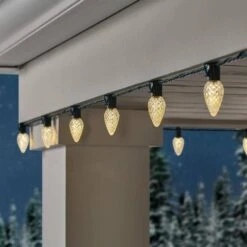 Home Accents Holiday 100 Count Warm White Faceted Steady Lit Super-Bright C9 LED Lights 11 Home Accents Holiday 100 Count Warm White Faceted Steady Lit Super-Bright C9 LED Lights -Northlight Shop home accents holiday christmas string lights 24rt1642415sw 1d 1000