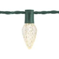 Home Accents Holiday 100 Count Warm White Faceted Steady Lit Super-Bright C9 LED Lights 10 Home Accents Holiday 100 Count Warm White Faceted Steady Lit Super-Bright C9 LED Lights -Northlight Shop home accents holiday christmas string lights 24rt1642415sw a0 1000