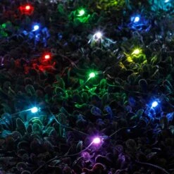 48 In. X 48 In. 100-Light RGB LED Color Blast Remote Controlled Net Lights -Northlight Shop illuminations christmas net lights l8100073nu01 4f 1000