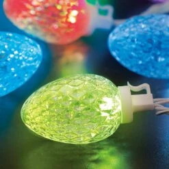 31.5 Ft. 24-Light RGB LED Color Blast Remote Controlled C12 Faceted String Lights -Northlight Shop illuminations christmas string lights l9024021nu01 a0 1000