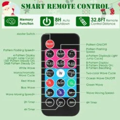 2-in-1 LED Christmas Projector Light With 10-Color Ocean Wave, 10 HD Slides, 3 Bases And Remote Control For Any Occasion -Northlight Shop justincity christmas light projectors 019sa11 328d 76 1000