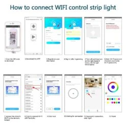 32 Ft. RGB 24 Keys 300-Lights Colorful LED String Light With Wifi Remote Control 8 32 Ft. RGB 24 Keys 300-Lights Colorful LED String Light With Wifi Remote Control -Northlight Shop karl home christmas string lights 276572744066 4f 1000