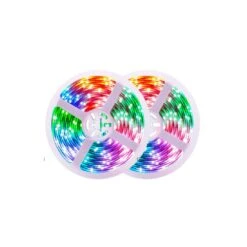 32 Ft. RGB 24 Keys 300-Lights Colorful LED String Light With Wifi Remote Control