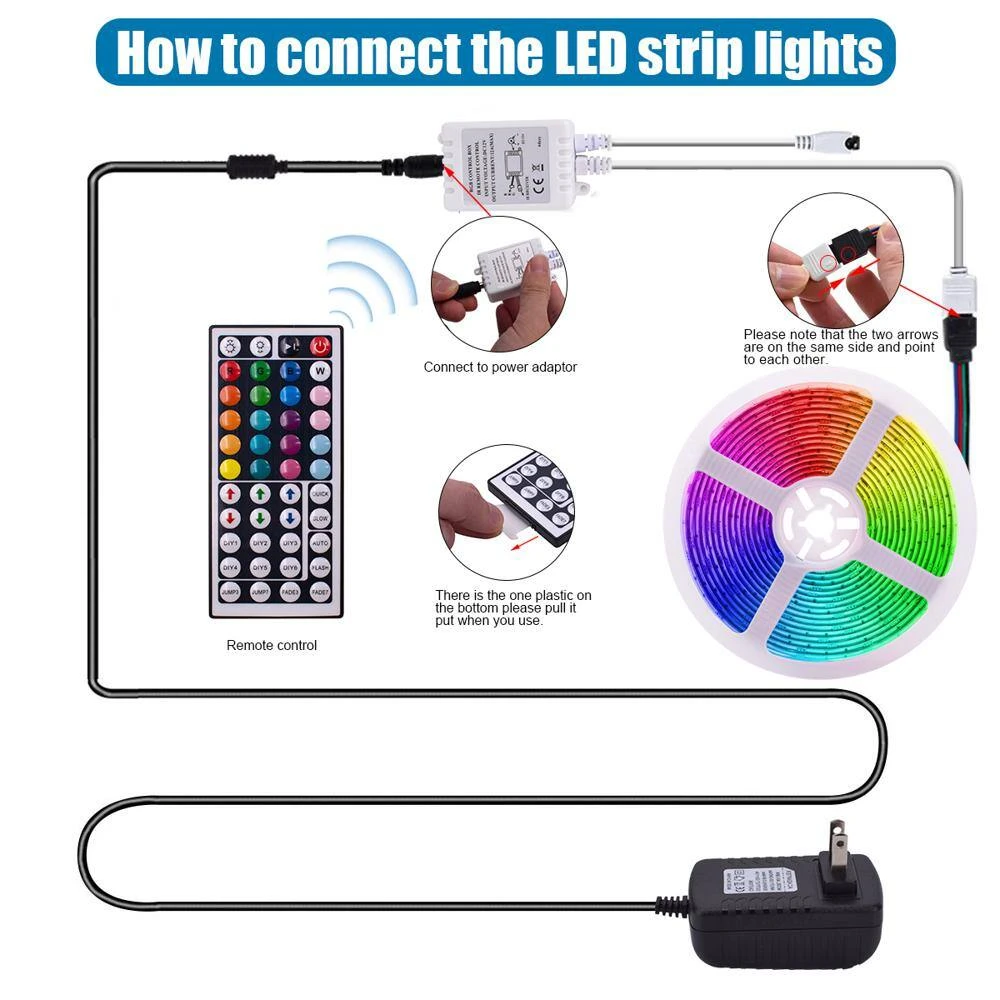32 Ft. 44 Keys 300-Lights LED String Light With 20 Static Colors 4 32 Ft. 44 Keys 300-Lights LED String Light With 20 Static Colors - Image 4