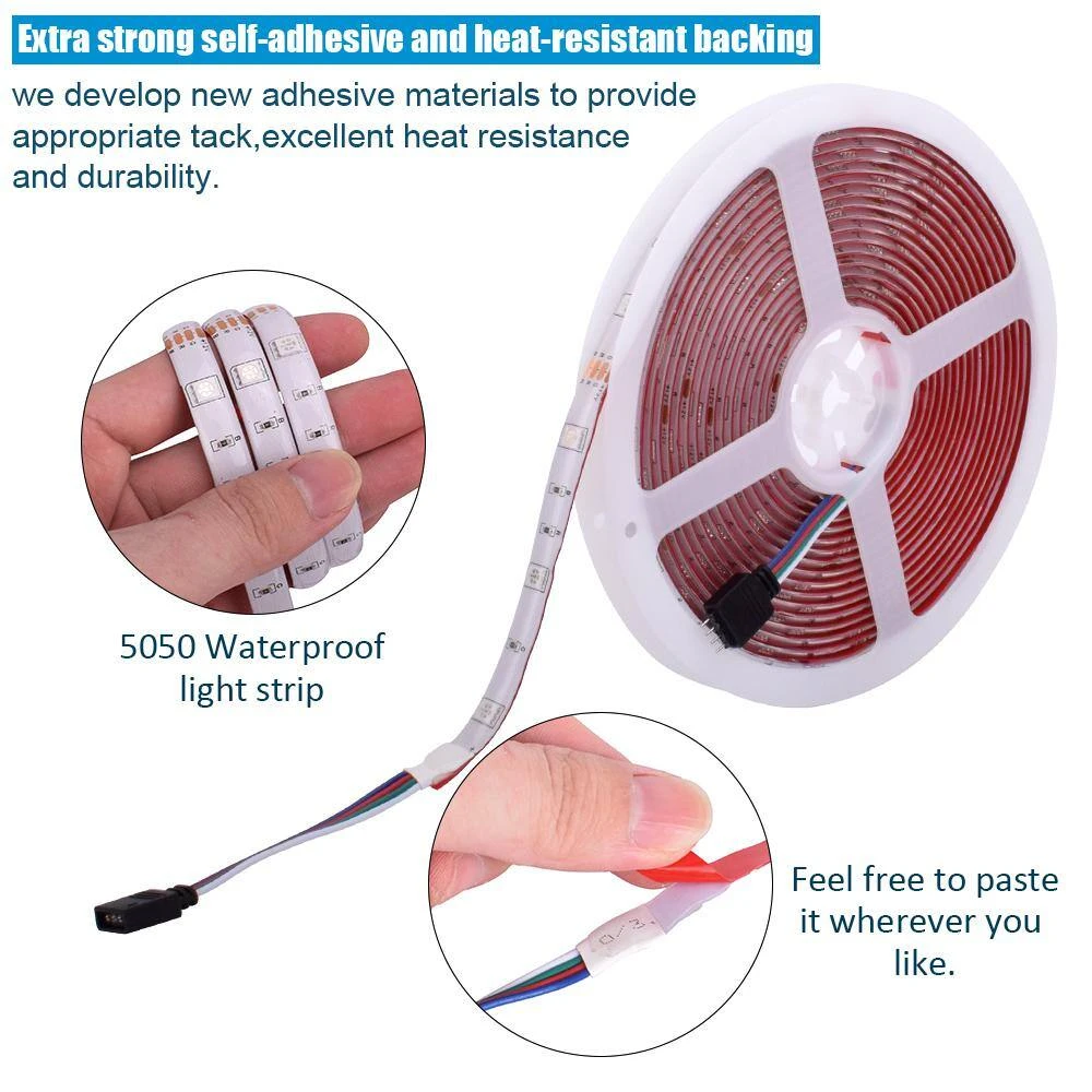 32 Ft. 44 Keys 300-Lights LED String Light With 20 Static Colors 3 32 Ft. 44 Keys 300-Lights LED String Light With 20 Static Colors - Image 3