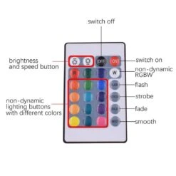 32.8 Ft. Colorful Light Non-Waterproof 24-Key LED String Light 10 32.8 Ft. Colorful Light Non-Waterproof 24-Key LED String Light -Northlight Shop karl home christmas string lights 783825496424 44 1000