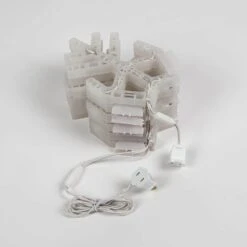 20 In. 70-Light LED Warm White Folding Snowflake Decoration -Northlight Shop kringle traditions christmas novelty lights 79761 fa 1000