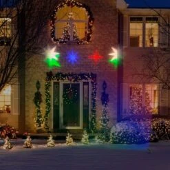 LED Projection-Whirl-a-Motion-Stars RGBW Stake Light -Northlight Shop lightshow christmas light projectors 80735 31 1000