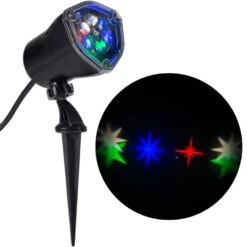 LED Projection-Whirl-a-Motion-Stars RGBW Stake Light -Northlight Shop lightshow christmas light projectors 80735 a0 1000