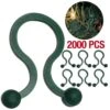 Heavy Duty Christmas Tree Branch Light And Ornament Hanger (2000-Pack)