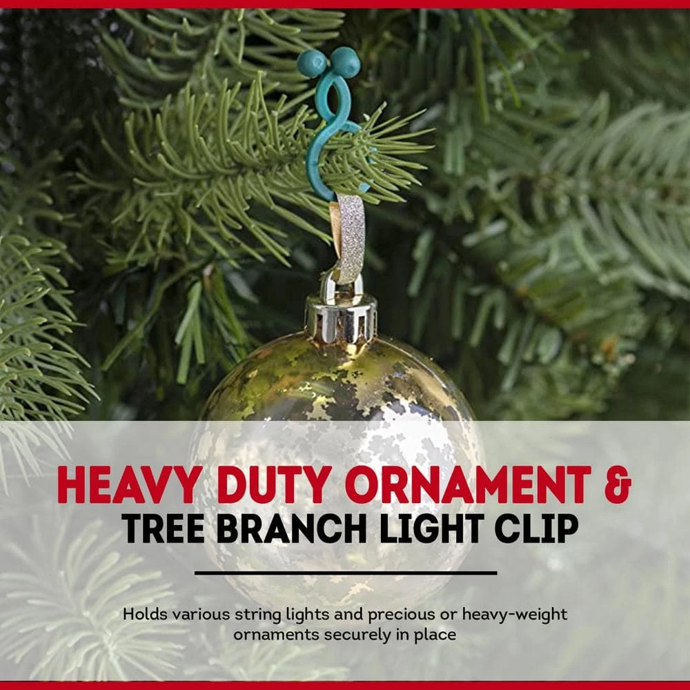Heavy Duty Christmas Tree Branch Light And Ornament Hanger (2000-Pack) 2 Heavy Duty Christmas Tree Branch Light And Ornament Hanger (2000-Pack) - Image 2