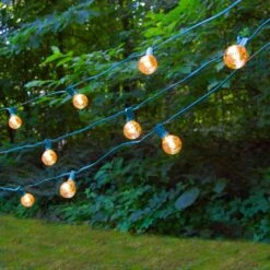 25 Ft. 25-Light Gold Mercury Globe String Lights -Northlight Shop lumabase christmas novelty lights 36301 c3 1000