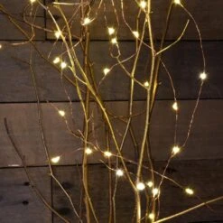 100 LED Bulbs Warm White Copper Multi-Strand Fairy String Lights Battery Operated (Set Of 2) -Northlight Shop lumabase christmas novelty lights 58702 76 1000