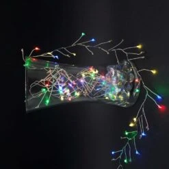 100-Light Battery Operated Multi-Color Firecracker Fairy LED String Lights (Set Of 2) -Northlight Shop lumabase christmas novelty lights 66302 44 1000